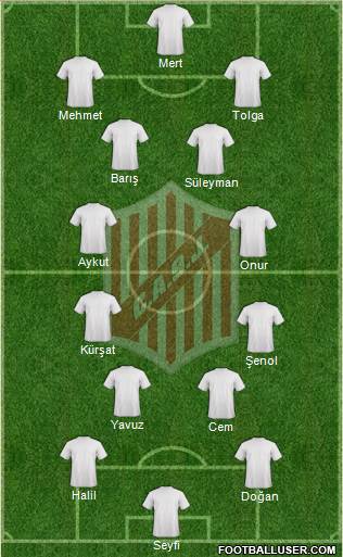 9 de Julio Formation 2016