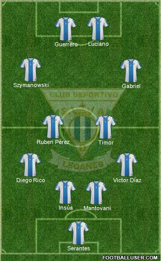 C.D. Leganés S.A.D. Formation 2016