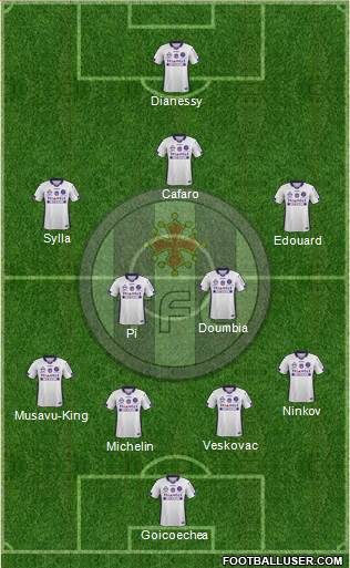 Toulouse Football Club Formation 2016