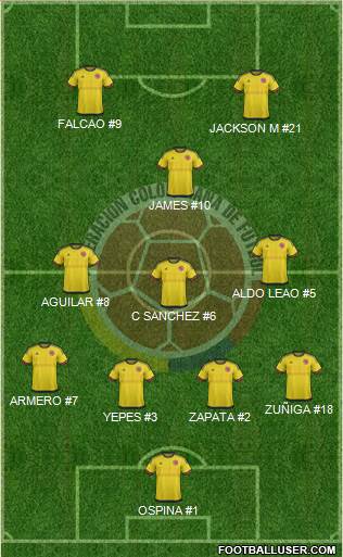 Colombia Formation 2016