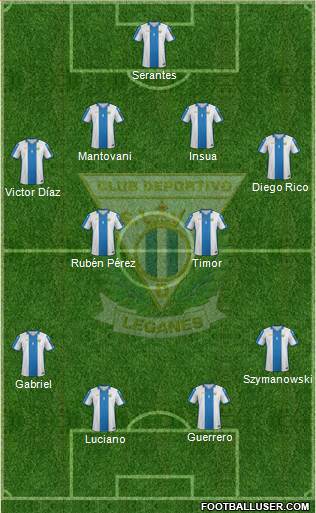 C.D. Leganés S.A.D. Formation 2016