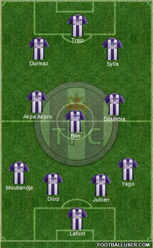 Toulouse Football Club Formation 2016