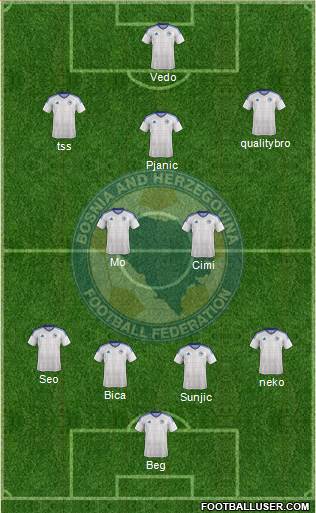 Bosnia and Herzegovina Formation 2016