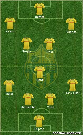 FC Nantes Formation 2016