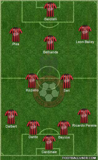 OGC Nice Côte d'Azur Formation 2016