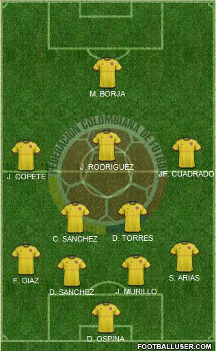 Colombia Formation 2016