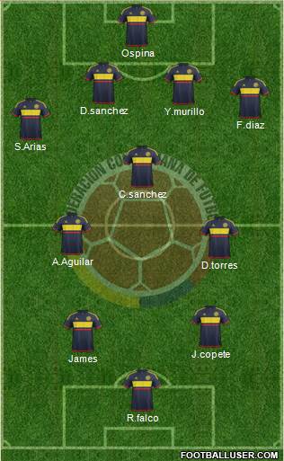 Colombia Formation 2016