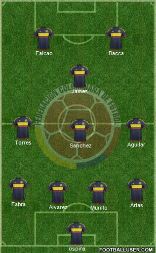 Colombia Formation 2016