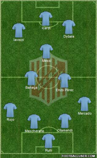 9 de Julio Formation 2016