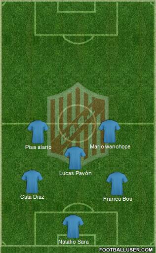 9 de Julio Formation 2016