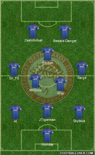 Olympiakos SF Piraeus Formation 2016