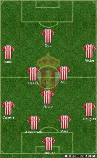 Real Sporting S.A.D. Formation 2016