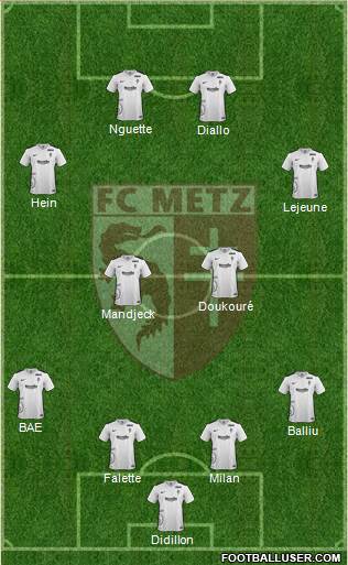 Football Club de Metz Formation 2016