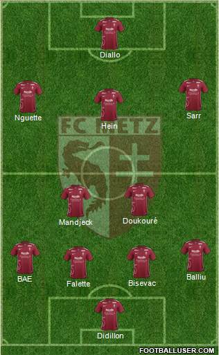 Football Club de Metz Formation 2016