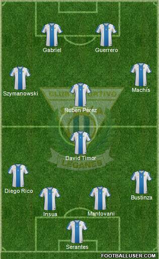 C.D. Leganés S.A.D. Formation 2016