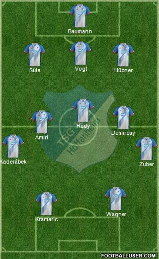 TSG 1899 Hoffenheim Formation 2016