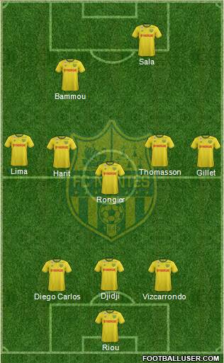 FC Nantes Formation 2016