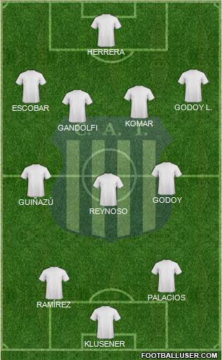 Talleres de Córdoba Formation 2016