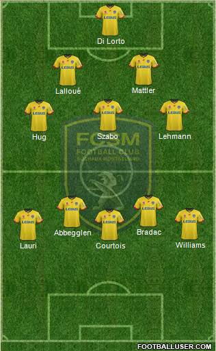 FC Sochaux-Montbéliard Formation 2016