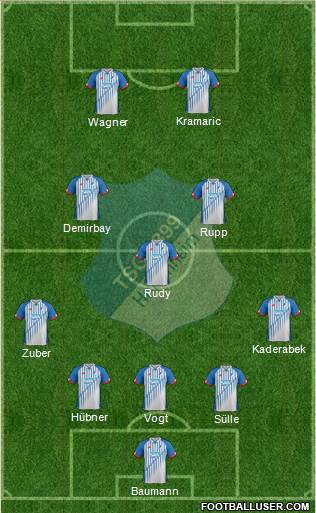 TSG 1899 Hoffenheim Formation 2016