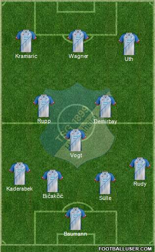 TSG 1899 Hoffenheim Formation 2016