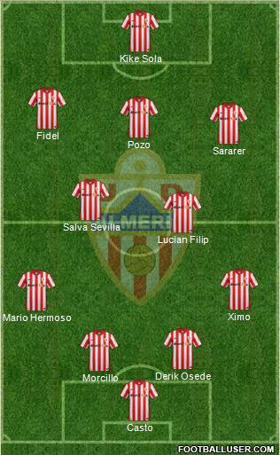 U.D. Almería S.A.D. Formation 2016