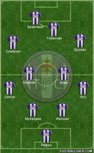 Toulouse Football Club Formation 2016