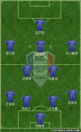 Suwon Samsung Blue Wings Formation 2016