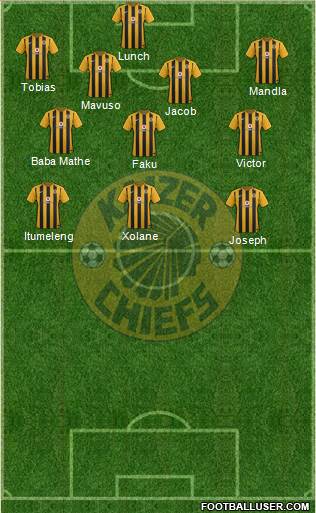 Kaizer Chiefs Formation 2016