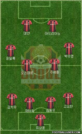 FC Seoul Formation 2016