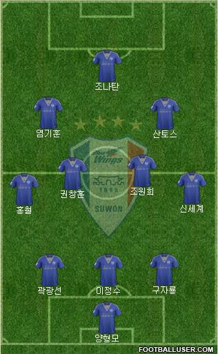 Suwon Samsung Blue Wings Formation 2016