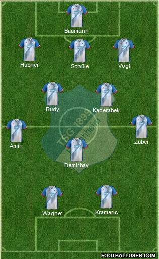 TSG 1899 Hoffenheim Formation 2016