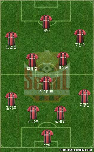 FC Seoul Formation 2016