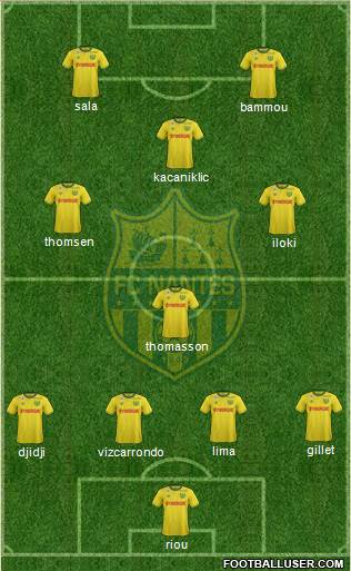 FC Nantes Formation 2016