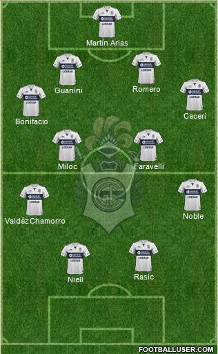 Gimnasia y Esgrima de La Plata Formation 2016