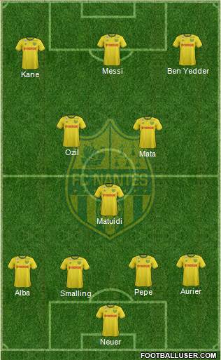 FC Nantes Formation 2016