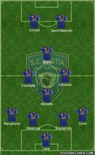 Sporting Club Bastia Formation 2016