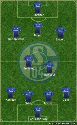 FC Schalke 04 Formation 2017