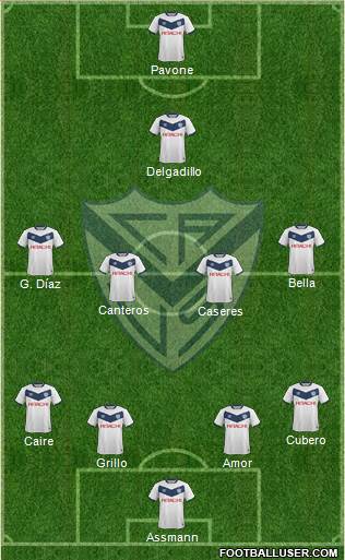 Vélez Sarsfield Formation 2017