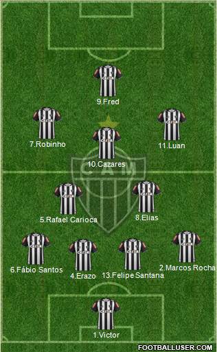 C Atlético Mineiro Formation 2017