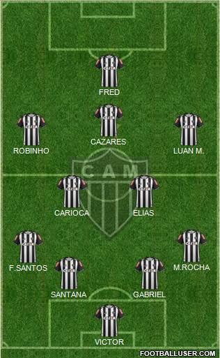 C Atlético Mineiro Formation 2017