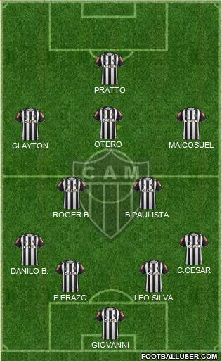 C Atlético Mineiro Formation 2017