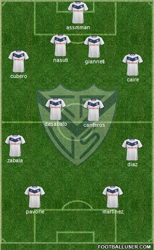 Vélez Sarsfield Formation 2017