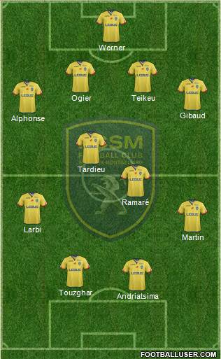 FC Sochaux-Montbéliard Formation 2017