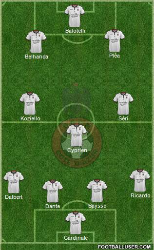 OGC Nice Côte d'Azur Formation 2017