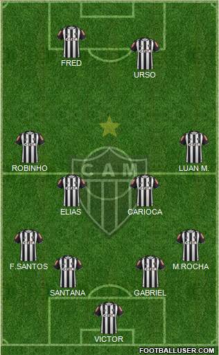 C Atlético Mineiro Formation 2017