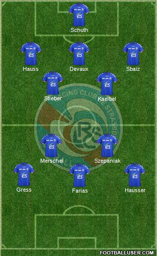 Racing Club de Strasbourg-Football Formation 2017