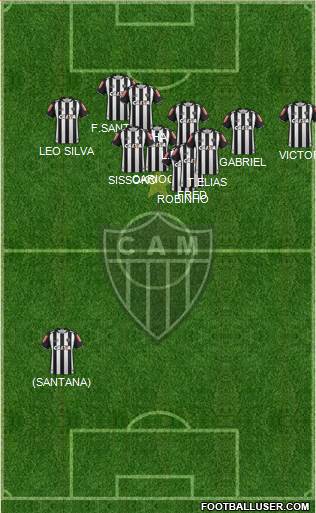 C Atlético Mineiro Formation 2017