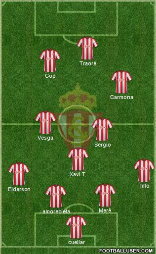 Real Sporting S.A.D. Formation 2017