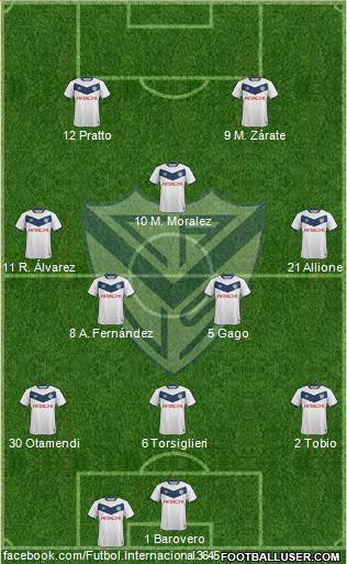 Vélez Sarsfield Formation 2017